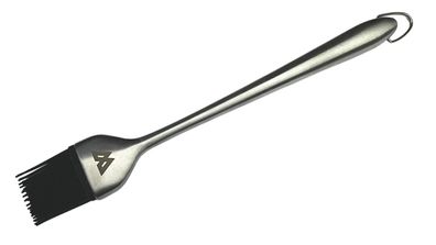 Backpinsel Edelstahl mit Silikonaufsatz Backpinsel Bratenpinsel Grillpinsel TOP