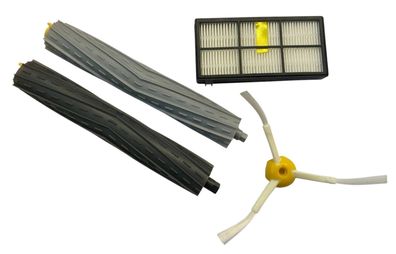 SET Filter Bürste Seitenbürste iRobot / Roomba 800 866 871 876 880 886 900 980