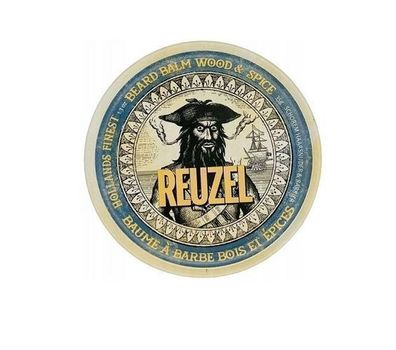 Reuzel Bartbalsam Wood & Spice, 35g - Pflegender Bartbalsam für Männer, hergeste