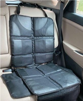 Kindersitz-Unterlage Auto Autositzauflage Sitzschoner Kindersitz Unterlage Schwarz