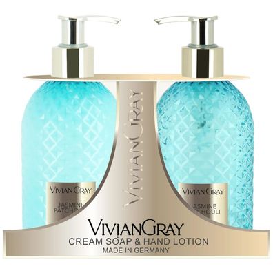 Jasmine & Patchouli Hand Care Cosmetic Kit (Cream Soap & Hand Lotion)