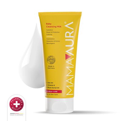 Mamaaura, Baby, Hydratisierende Reinigungsmilch, 200 ml