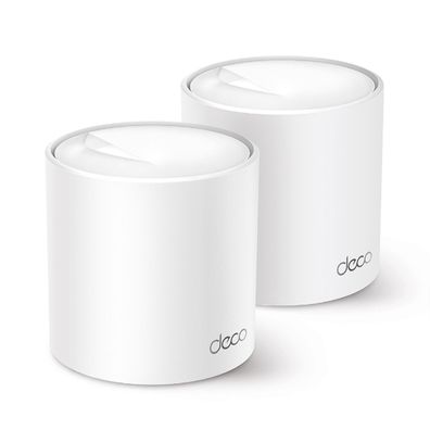 TP-Link Deco X50 - WLAN-System (2x Router) GigE - 802.11a/b/g/n/ac/ax - Dual Band