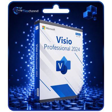 Microsoft Visio 2024 Professional | Lebenslange Aktivierung | Sofort-Lieferung