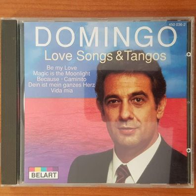 Placido Domingo love songs & tangos EX/EX (CD Album, Classical, Belart)