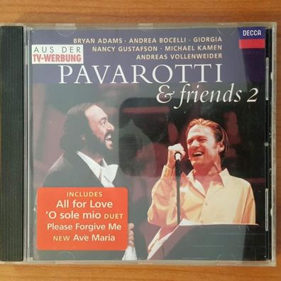 Luciano Pavarotti pavarotti & friends 2 EX/EX (CD Album, Rock, Decca, 1995)