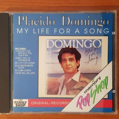 Placido Domingo my life for a song EX/EX (CD Album, Pop, CBS, 1991)