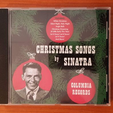 FRANK Sinatra christmas songs by sinatra EX/EX (CD Album, Jazz, Columbia)