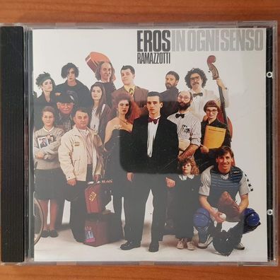 EROS Ramazzotti in ogni senso FULL SILVER EX/EX (CD Album, Rock, DDD, 1990)