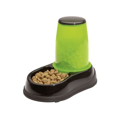 Maelson Feedo 060, Futterspender für Hunde und Katzen - Grün/Schwarz, für 0,6kg
