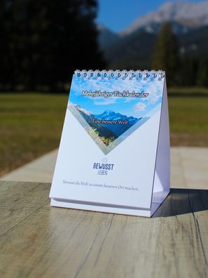 Tischkalender - Eine bessere Welt