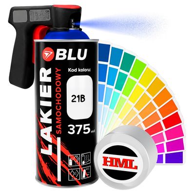 BLU Spraydosen Z21B blau ultrablau basislack spray autolack für OPEL 375ml