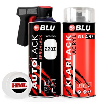 BLU Spraydosen Z20Z royal blau spray klarlack autolack für OPEL