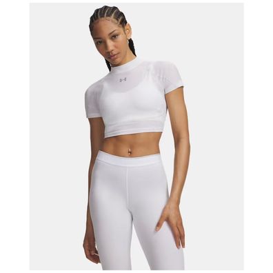Under Armour Damen T-Shirt HeatGear Elite Crop Mck SS 6014710