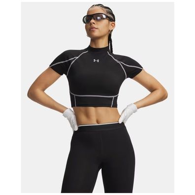 Under Armour Damen T-Shirt HeatGear Elite Crop Mck SS 6014710
