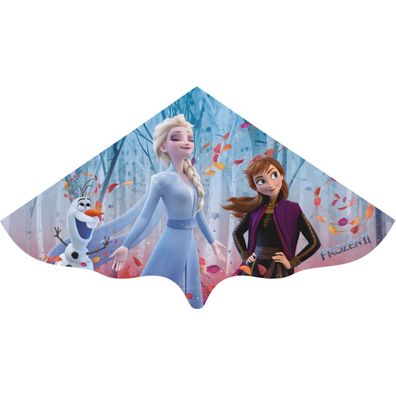 Disney Frozen Flugdrachen Kinderdrachen mit Wickelgriff Schnur und Anleitung