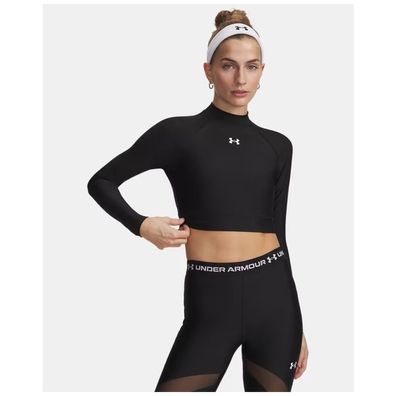 Under Armour Damen Longsleeve HeatGear Crop Mock LS 6012691