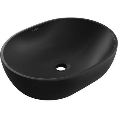 Mexen Viki Aufsatzwaschbecken 48 x 35 cm, schwarz matt - 21054885