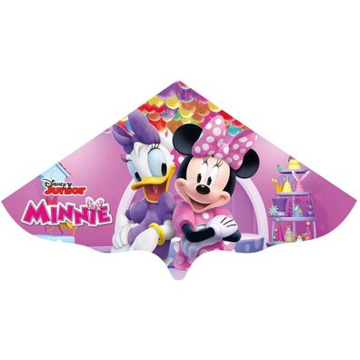 Disney Minnie Mouse Flugdrachen Kinderdrachen mit Wickelgriff Schnur und Anleitung