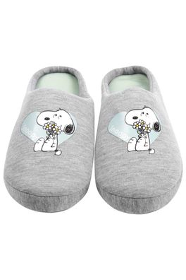 United Labels The Peanuts Hausschuhe für Damen Snoopy - Herz Puschen
