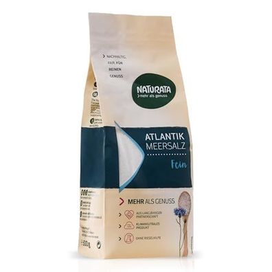 Naturata Atlantik-Meersalz - Fein 500g - 500.0g