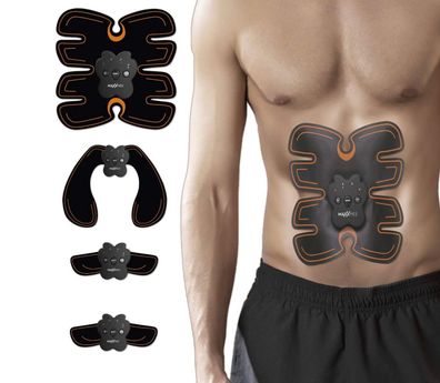 Maxxmee Muskelstimulation für Bauch Beine Po EMS Trainingsgerät Elektrostimulation