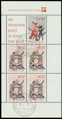 Niederlande Block 24 zentrisch gestempelt S00734A