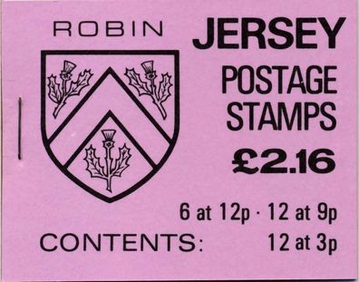 JERSEY Markenheftchen Nr MH 0-25 postfrisch S00A51E