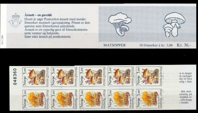 Norwegen Markenheft Nr MH 13 postfrisch S033A66