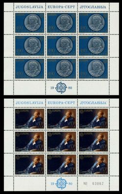 Jugoslawien Nr 1828-1829 postfrisch Kleinbg S043B8E