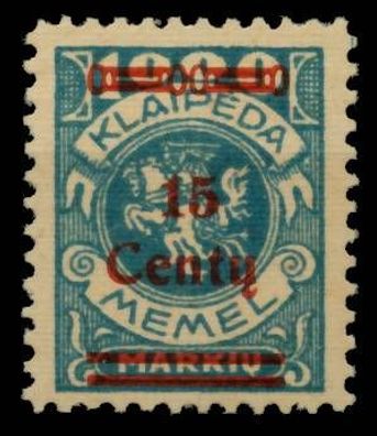 MEMEL 1923 Nr 213I postfrisch gepr. X6B536E