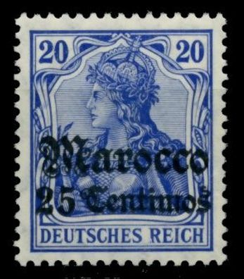 Deutsche Auslandspostämter Marokko Nr 37a postfrisch ge X713B62
