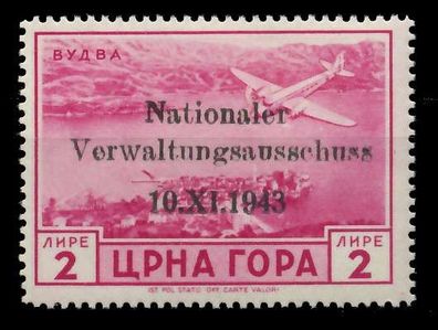 BES. 2WK Montenegro Nr 17 postfrisch gepr. X7DCCEE