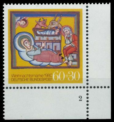 BRD BUND 1980 Nr 1066 postfrisch Formnummer 2 S607082