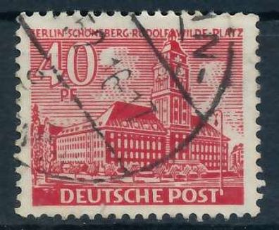 BERLIN Abarten Nr 52II gestempelt X920506
