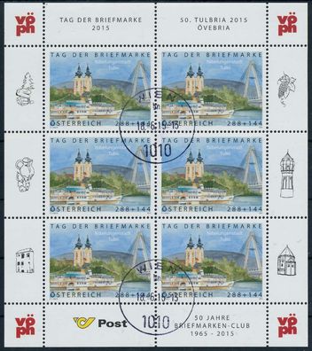 Österreich BLOCK Kleinbogen Nr 3218 gestempelt Kleinbg X20B26A