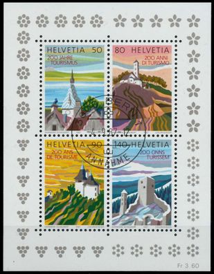 Schweiz BLOCK Kleinbogen 1980-1989 Block 25 ZEN X2EA47E