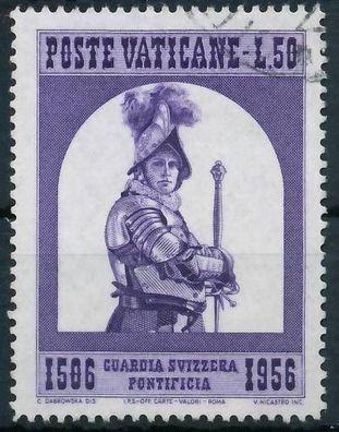 Vatikan 1956 Nr 254 gestempelt X4048EE