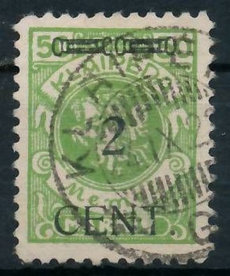 MEMEL 1923 Nr 177II gestempelt gepr. X478A36
