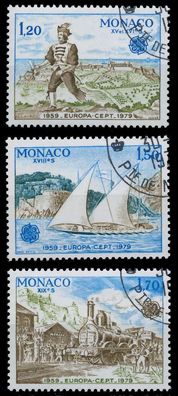 MONACO 1979 Nr 1375-1377 gestempelt X58D3B6