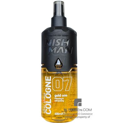 NishMan/After Shave Cologne 07 "Gold One" 400ml/Bartpflege/Gesichtspflege