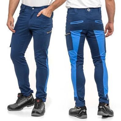 Arbeitshosen Monteurhosen Outdoorhosen Arbeitskleidung Blau Gr. 50-56 Tubbos
