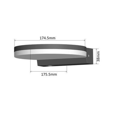 Maclean LED-Lampe, 15W, IP65, 1300lm, neutralweiß (4000K) MCE346