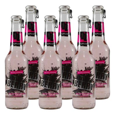 Boscabana Wild Berry Fruchtweincocktail (12 x 0,275L)