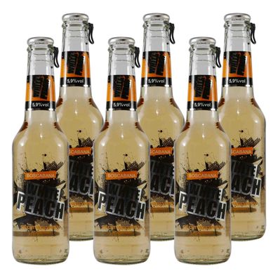 Boscabana White Peach Fruchtweincocktail (12 x 0,275L)