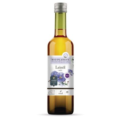 6x BIO Planète Leinöl nativ (3D-Filtration) 0,5l