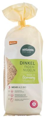 3x Naturata Fadennudeln, Dinkel hell 250g
