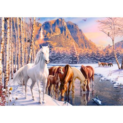 Castorland Winter Tauwetter Puzzle 180 Teile
