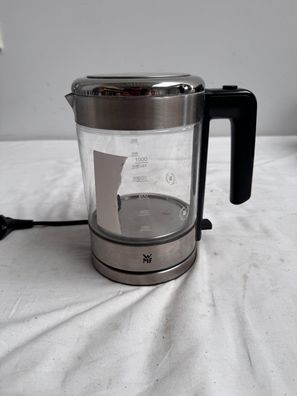 WMF KÜCHENminis Glas Wasserkocher 1 L 2000 W Edelstahl Schwarz