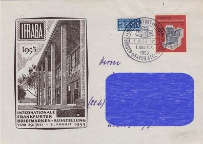 Germany BUND [1953] MiNr 0172 ( Brief ) [01]